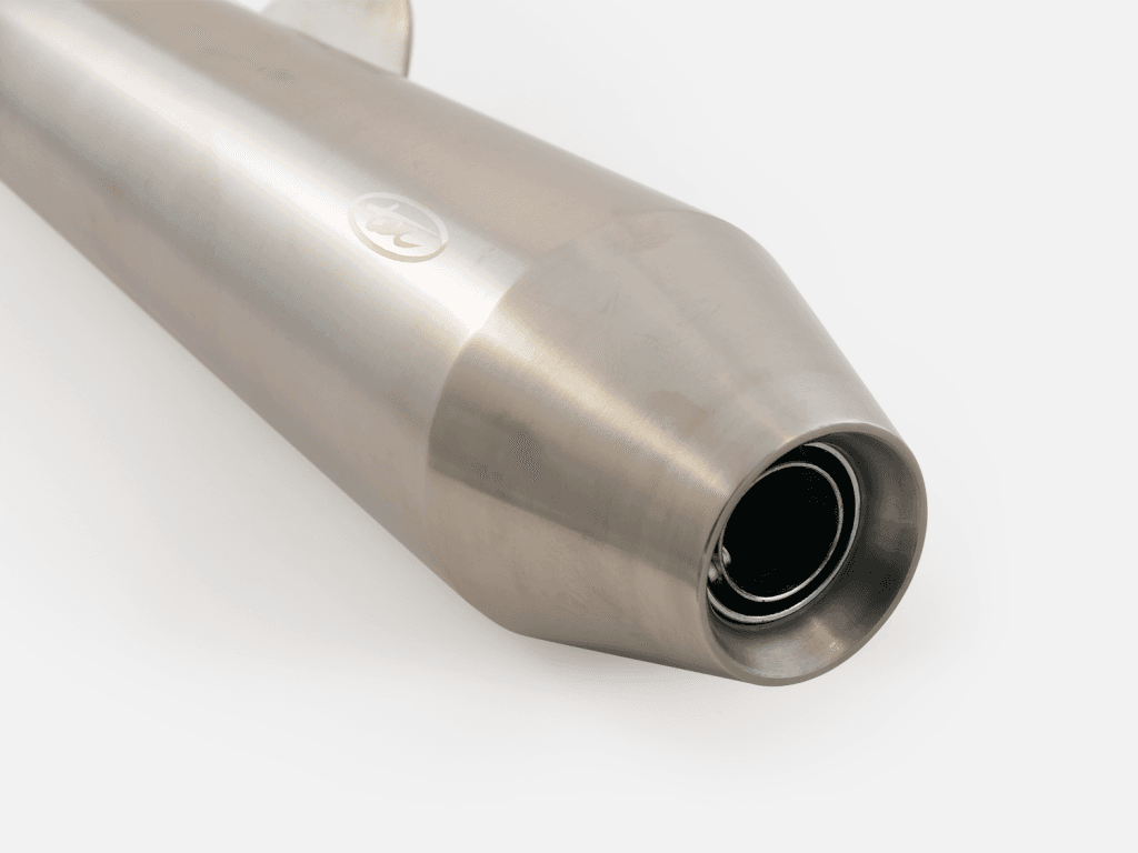 TEC 304 Stainless Pair of Slipon ‘Cannon’ Silencers Royal Enfield