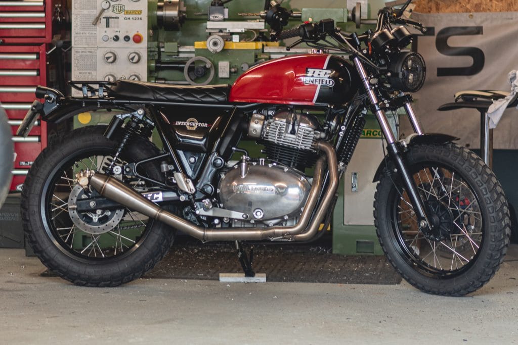 TEC 21 STINGER Exhaust System Royal Enfield Interceptor 650