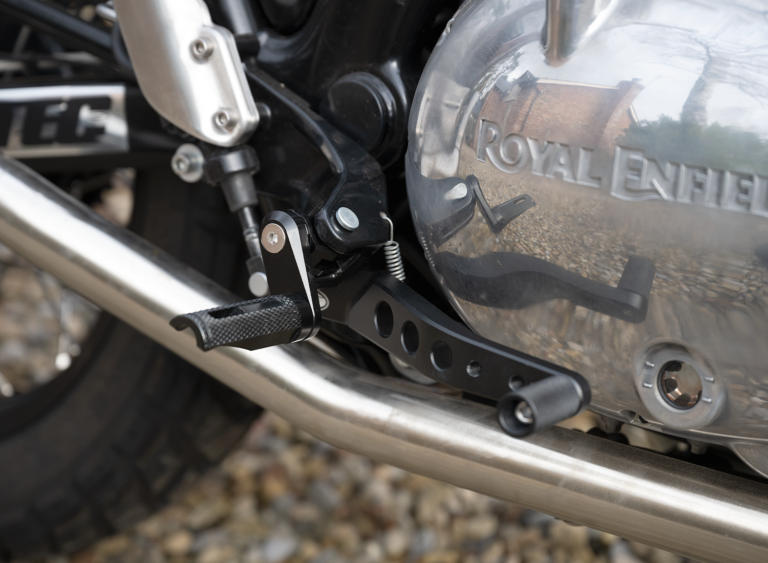 TEC Alloy CNC Adjustable Rear Brake Lever Royal Enfield Interceptor